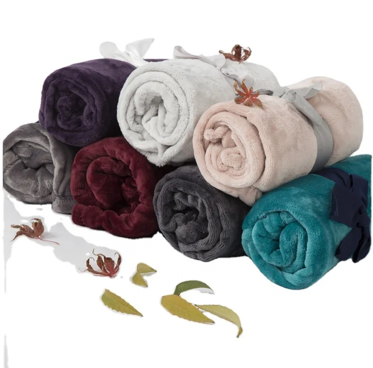 
Baby Sherpa Mink Flannel Pet Blanket Wholesale Polyester Picnic Blanket 