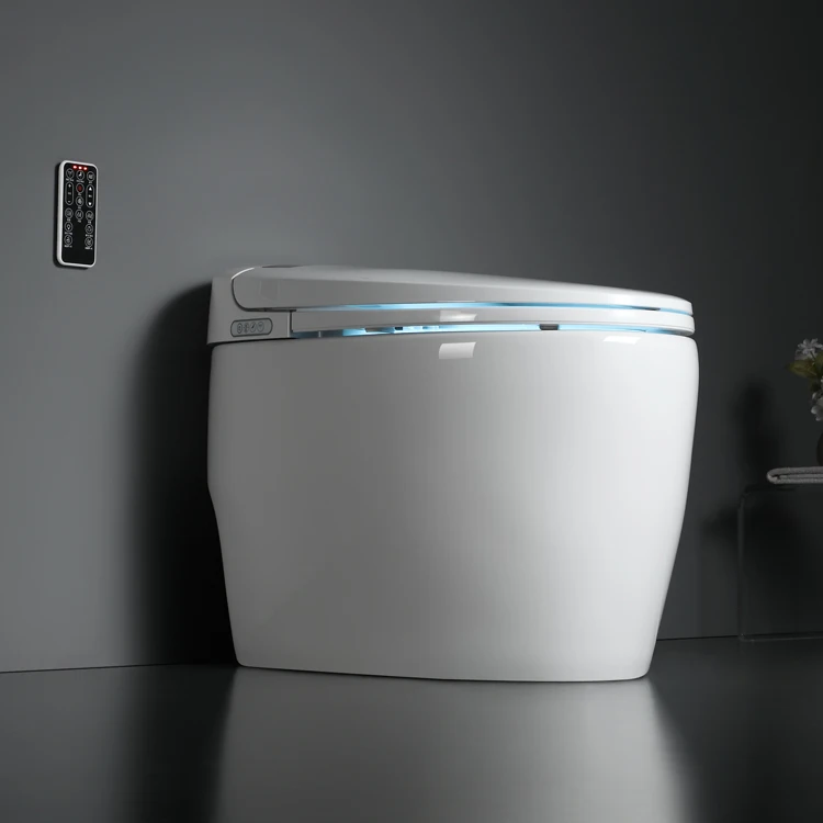 Автоматический Умный Унитаз овальной формы с суперпромывкой