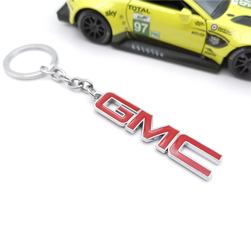GMC metal logo key chain pickup Jeep off-road metal key chain key chain for Yukon