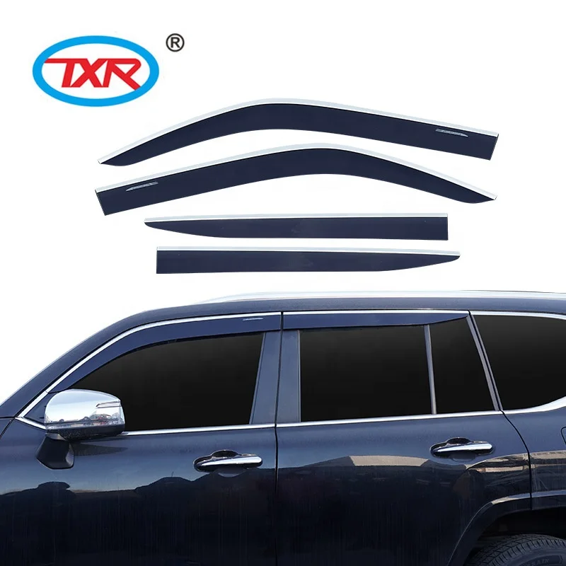 Car Vent Visor Window Deflectors Sun Door Visor Rain Shield  Auto Exterior Accessories for TOYOTA Land Cruiser LC300 2021- 2022-