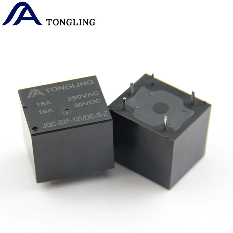  TONGLING JQC-22F 5V 6V 9V 12V 24V 5-контактный мини-реле прямые продажи от