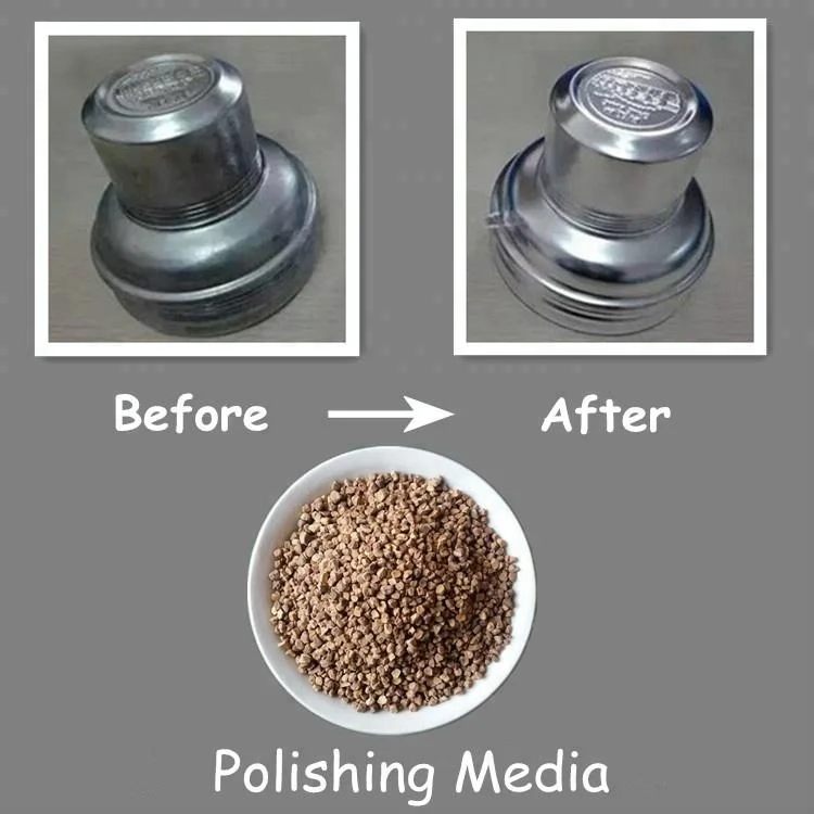 0.8-1MM 1-1.8MM 1.8 - 2MM Walnut Shell Grit Ground Abrasive for Polishing Metal