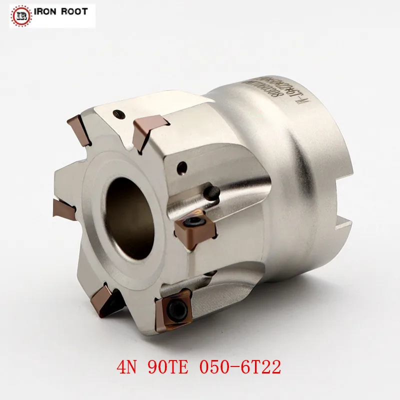 CNC Lathe Milling Tools Indexable Fast feed milling cutter 4NTE90 050-6T22 For 4NKT060308 Insert