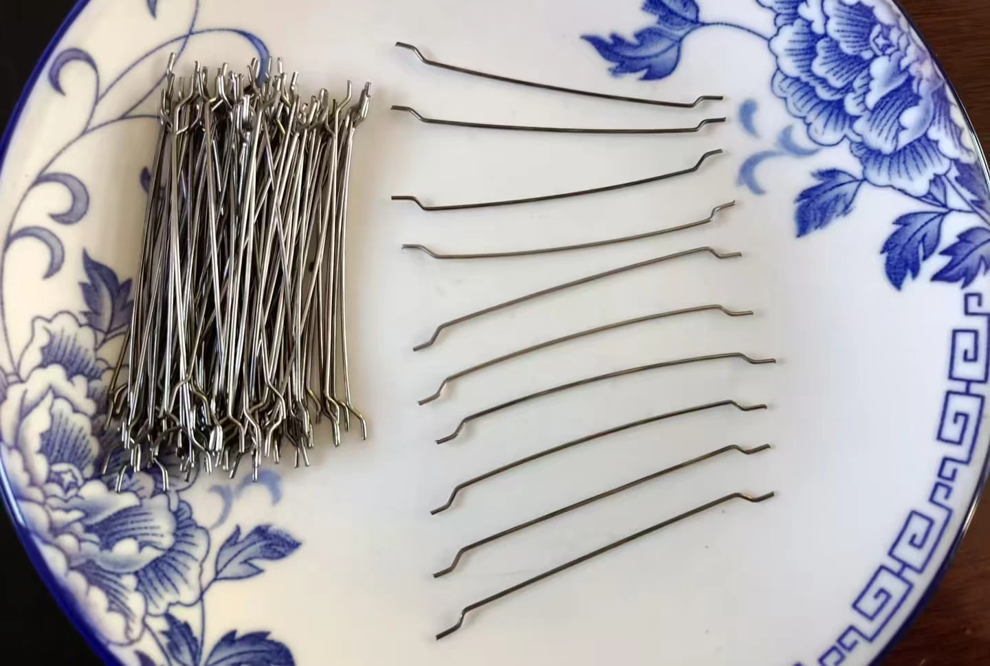 High Quality Single Wire Steel Fiber Rebar Concrete Special Material with End Hook Fabrication Services