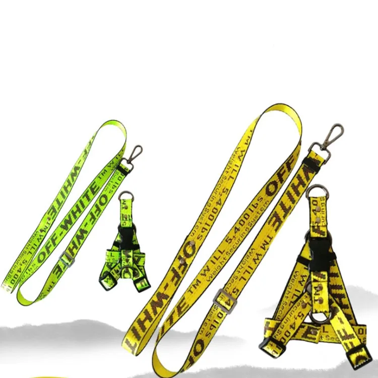 Soft Nylon Adjustable Pet Dog  Leash Collar Dog Collar Harness and Leash
