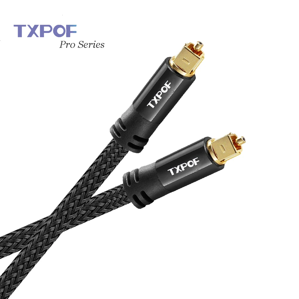  Поо HIFI SPDIF 24k позолоченный цифровой аудио оптический