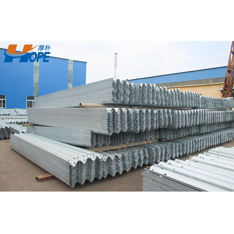 Metal beam Road barrier W463 guardrail Doubled Waveform Customized beam guard rail for sale