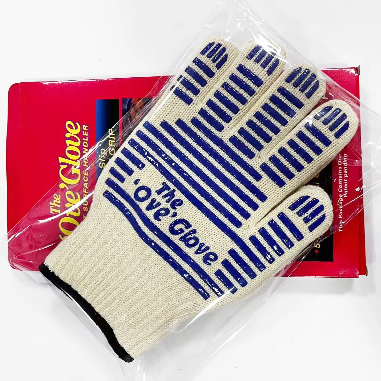 Хит продаж термостойкие рукавицы для барбекю хлопковая подкладка с силиконовыми точками кухонные перчатки духовки моющиеся