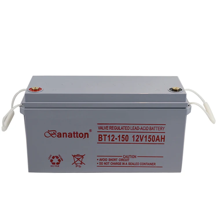 Banatton Factory Custom Rechargeable Energia Solar Energy Storage 12V 150Ah AGM Lead Acid Shoto Battery Bateria (62208689156)