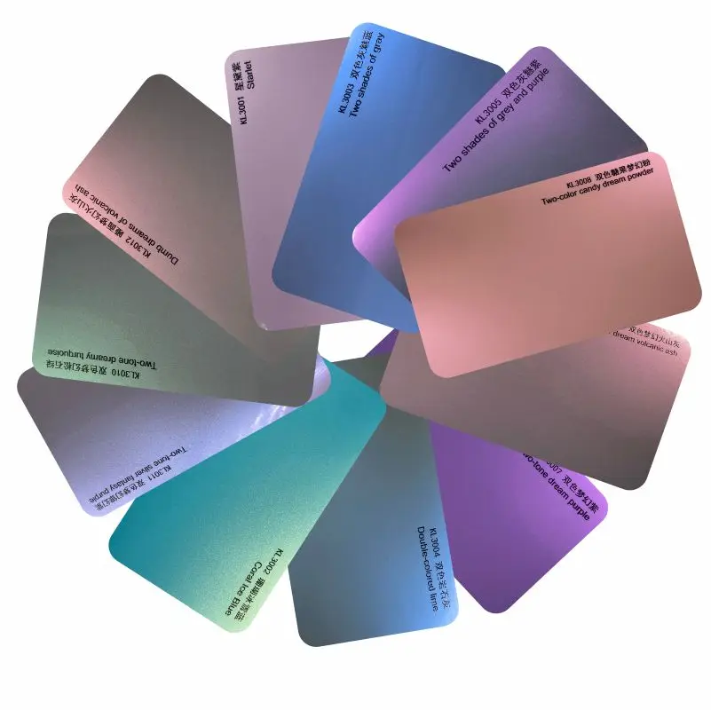 1.52 * 18m PVC dual color color discoloration car vinyl wrap color deviation sticker Movie film sticker