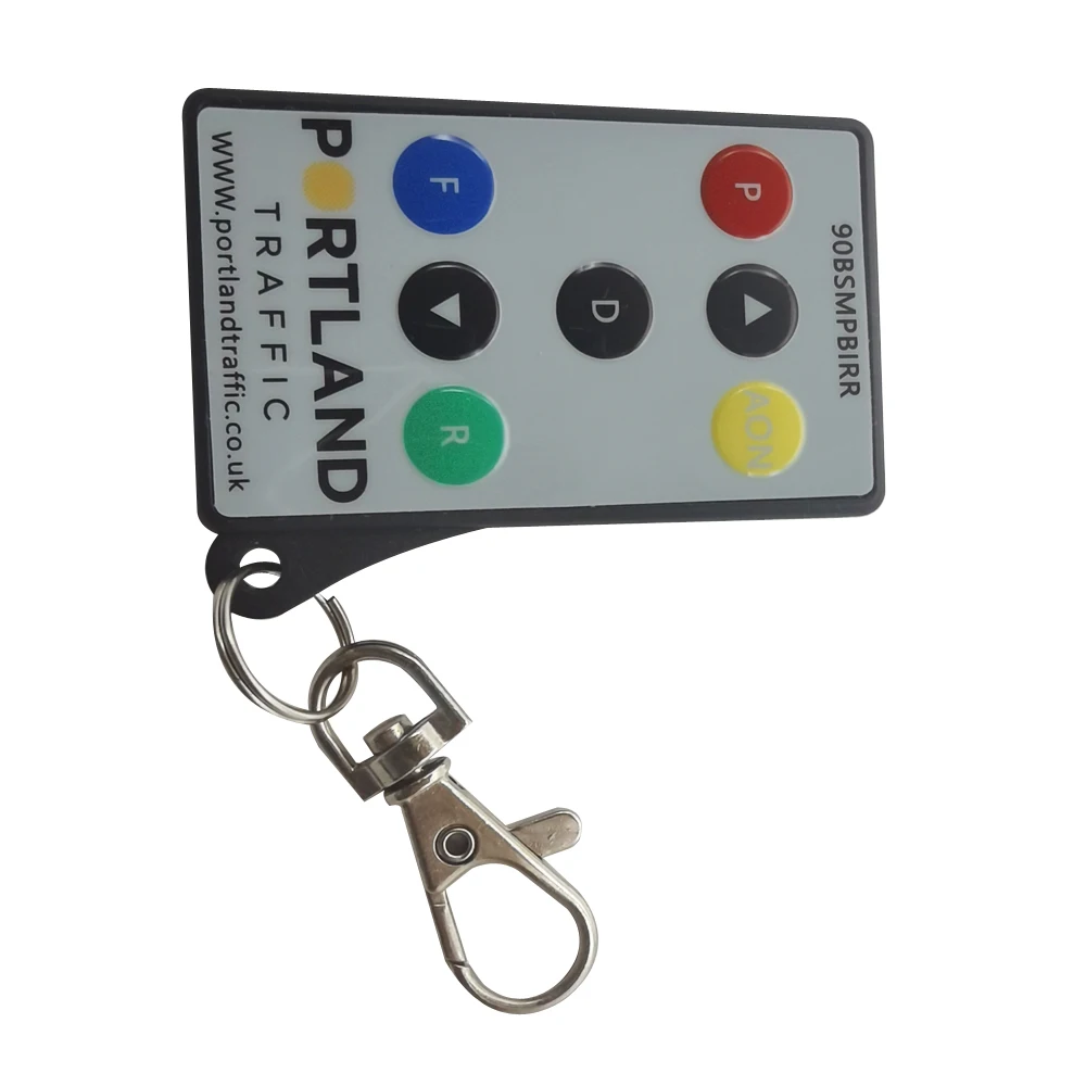 Customized Mini Thin Universal IR Remote Control With Keychain 1-9 Keys Remote Controller