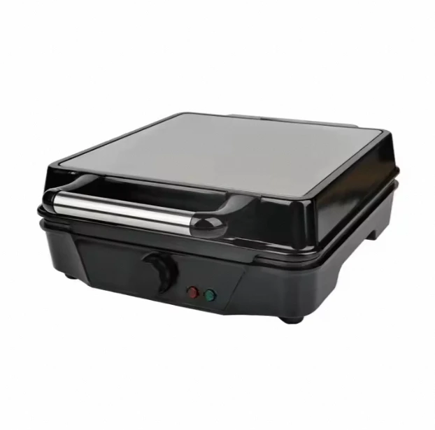 1119-Energy-efficient Pancake Griddle.Non-Slip Pancake/Omelet/Sandwich Maker.Round Waffle Maker with Custom Plate.
