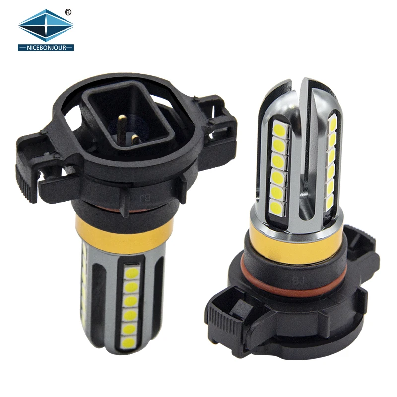 High Brightness Led Car Light H27 H4 H7 H8 H11 9005 HB3 9006 HB4 H16 Fog Light Bulb For 3030 24SMD
