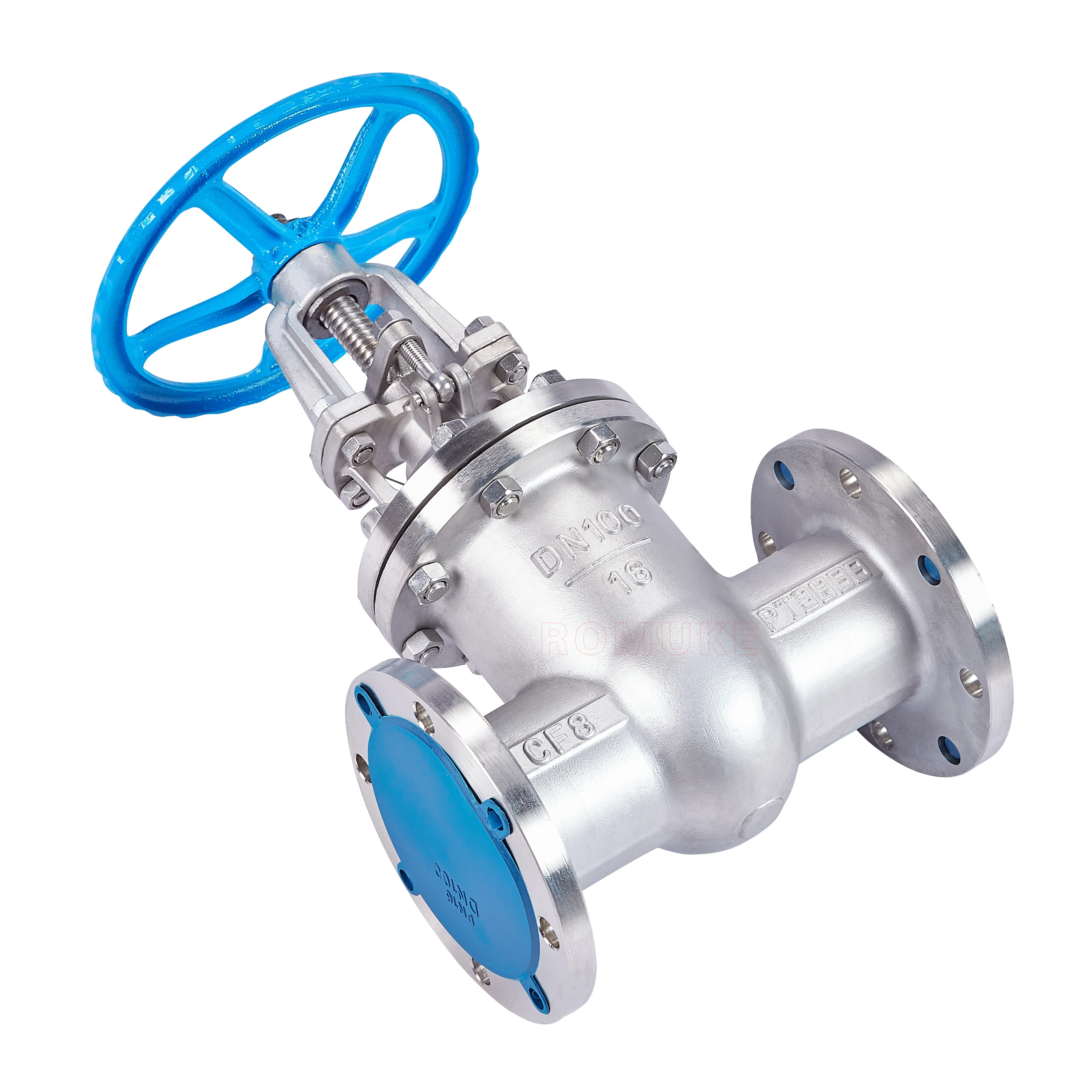 Z41W-16P  Stainless Steel CF8 CF3 CF8M CF3M Rising Stem Wedge Hard Seal Flange Manual High Temperature Resistant Gate Valve