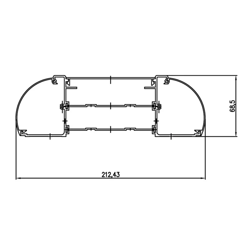 BHU Bed Head Unit ICU Aluminum Profile Bed Head Unit Panel