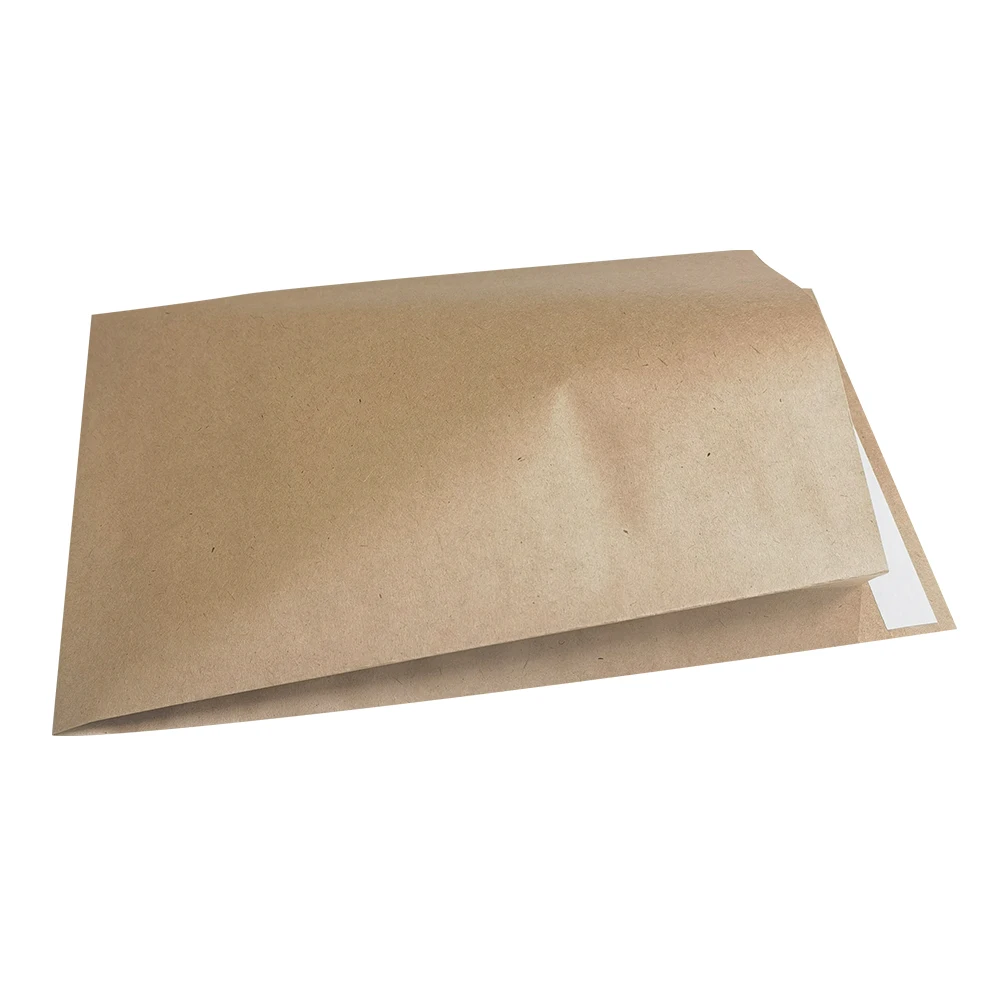 Customized Kraft Paper Mailer Bag Kraft paper mailing cardboard adhesive bags side gusset