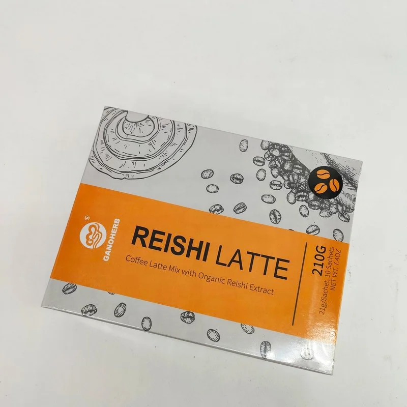 GANOHERB 100% органический OEM Ganoderma растворимый латте кофейный порошок