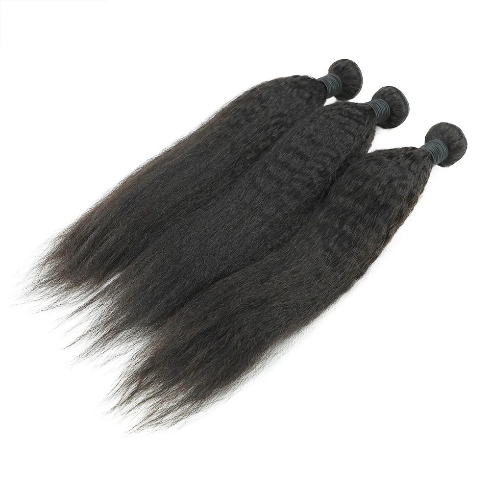 Luke Cheap 9A Grade Raw Bundles Human Hair Bundles Vendors The Best 20\26\40 Inch Kinky Straight Bundles