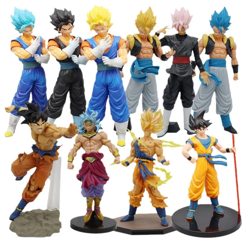 Cartoon Model Collection Toy Anime Dragon Balls Z Goku Vegetto Vegeta Anime Action Figure M-821
