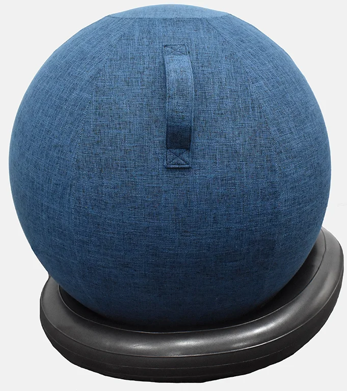 65cm Exercise Fitness Yoga Gym Ball with Cover Sitting Ball Chair with Handle