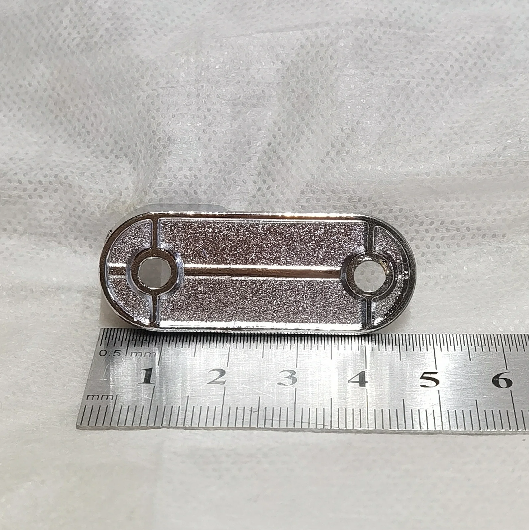 15mm Oval pipe support bracket wardrobe tubes holder furniture fittings Zinc Alloy Tube Holder Bracket Support with screw