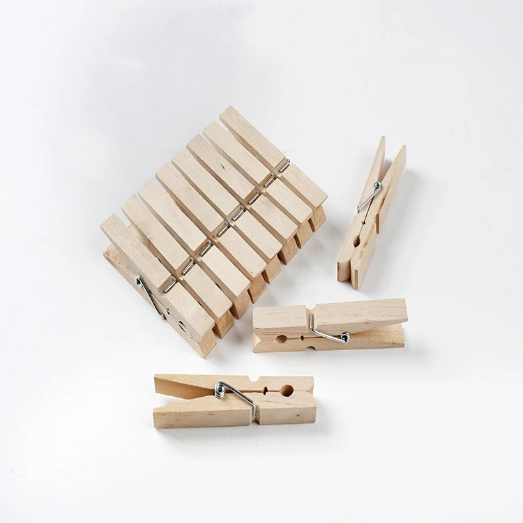 Large decorative clip birch wood clothespin 10cm big wooden clothes pegs spring pins