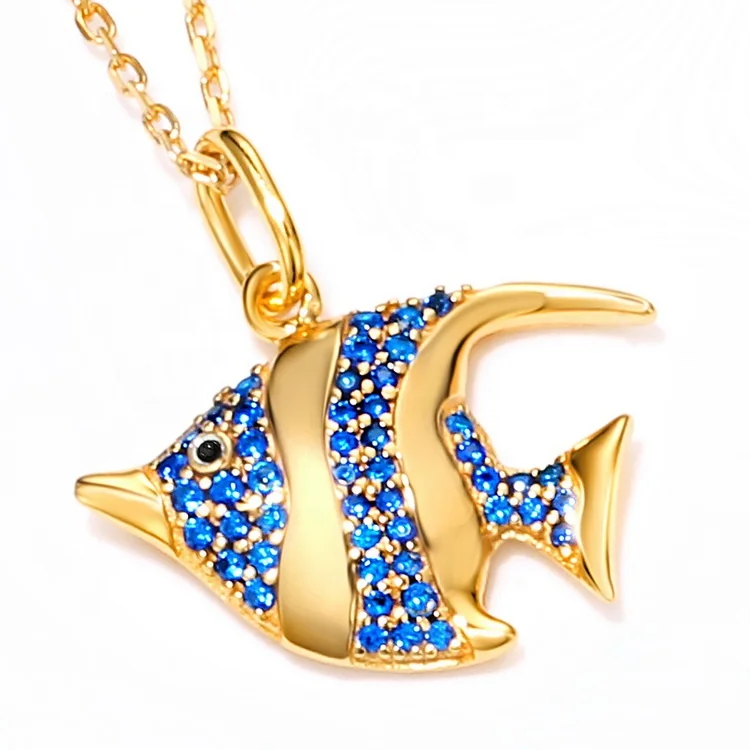 New Arrival Summer Jewelry S925 Sterling Silver Ocean Series Gift Pendant Necklace