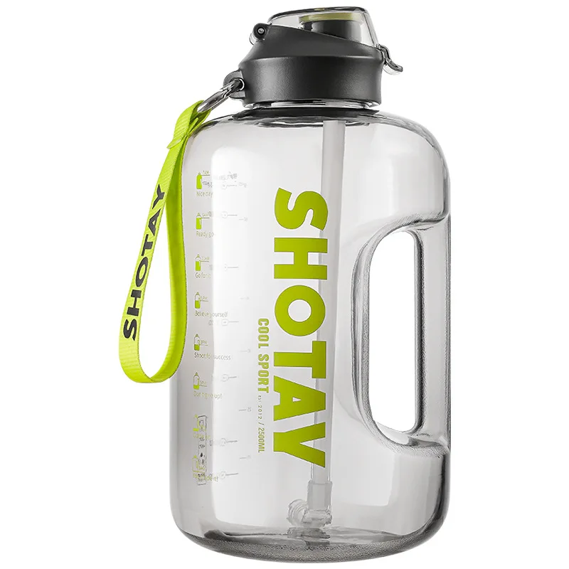 CHOOYOU Customized Plastic Cup Large Capacity Water Cup Sports Fitness Kettle Portable Straw Space Cup Sports Water Bottles