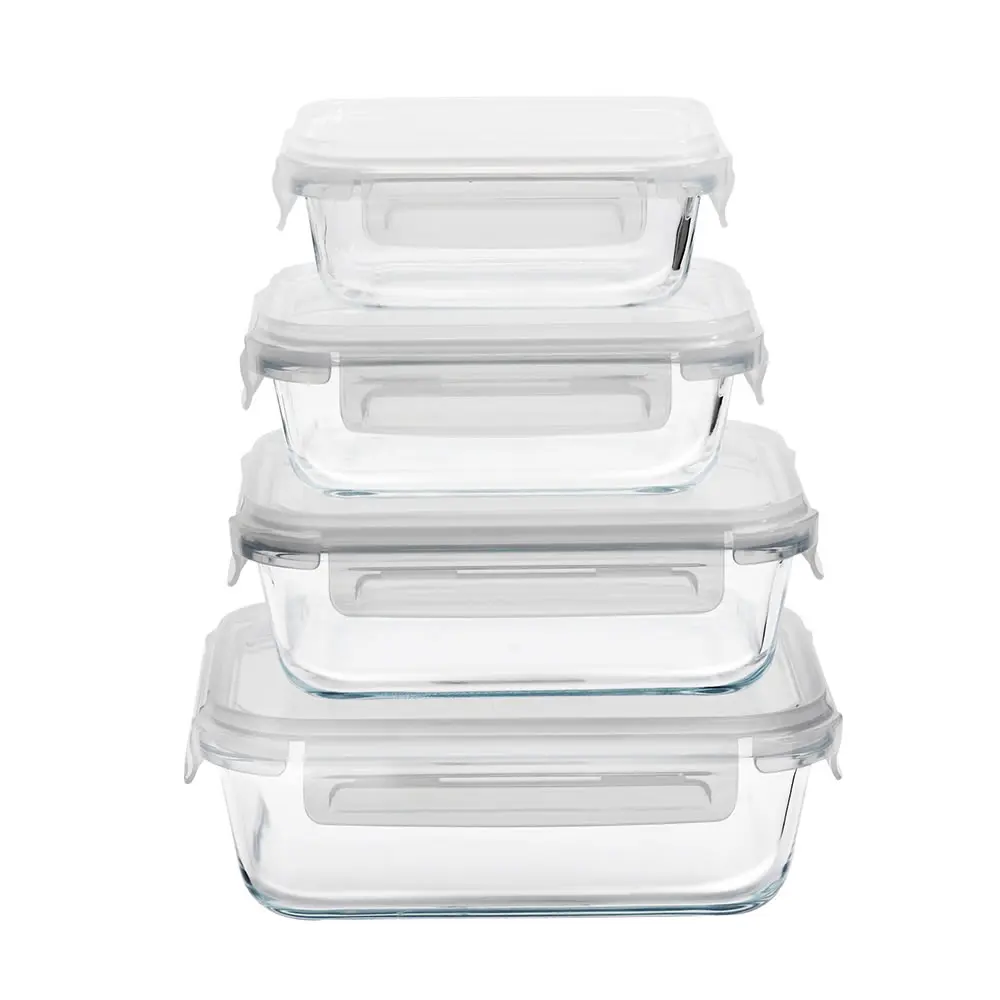 Eco-friendly Bathtub Shape Container Transparent Food Storage Containers Bento Box With Lid Cover