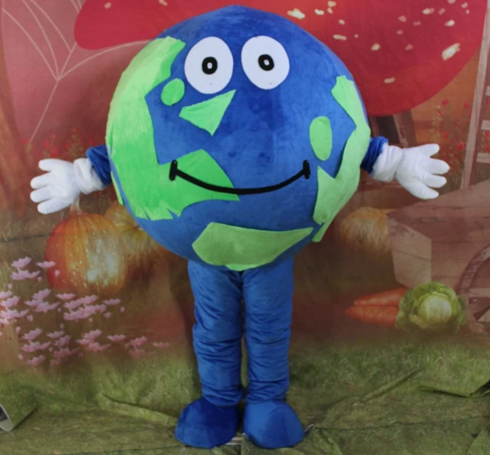 adult globe mascot costume earth costume
