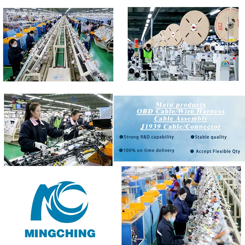 Connecting terminal automobile connecting harness connector multi wire flat wire quick sample car diagnostic cable