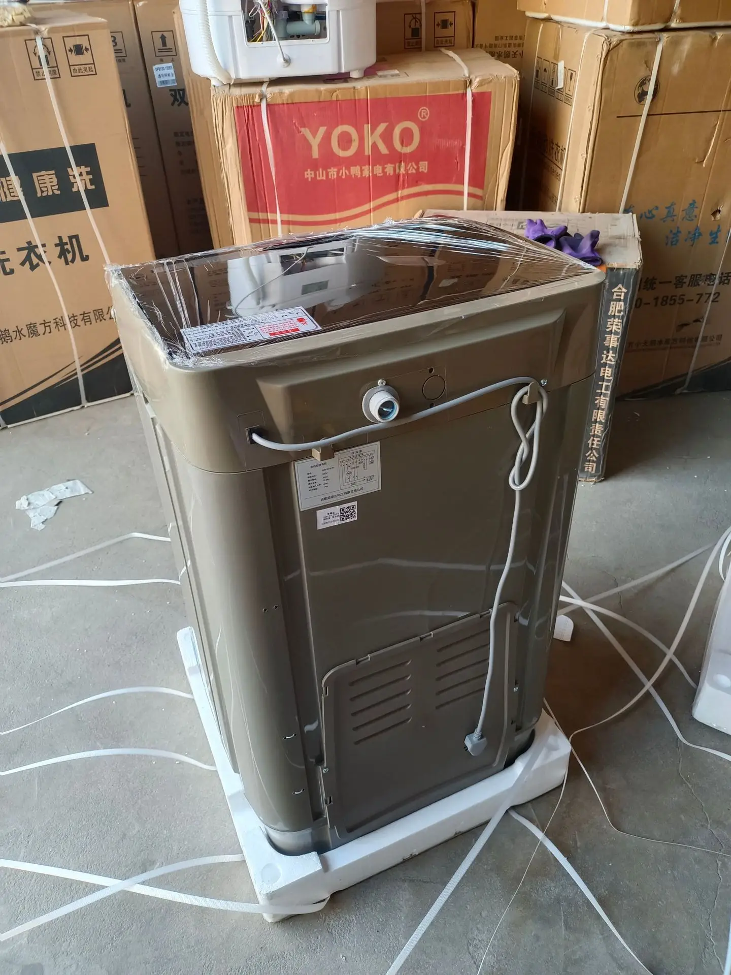 Intelligent washing machine 12kg drying integrated large capacity top loading blue light washing machine with dryer