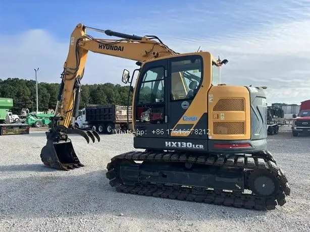 Hot Selling Spot Hyundai Hx130 Excavator For Sale Multifunctional And Cost-effective 13 Ton Tracked Hyundai Excavator