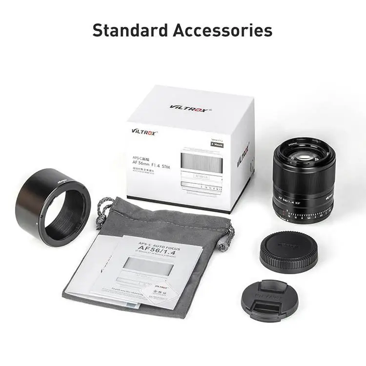  Viltrox 56mm F1.4 XF Large Aperture Autofocus Portrait Lens for Fujifilm X-mount Cameras