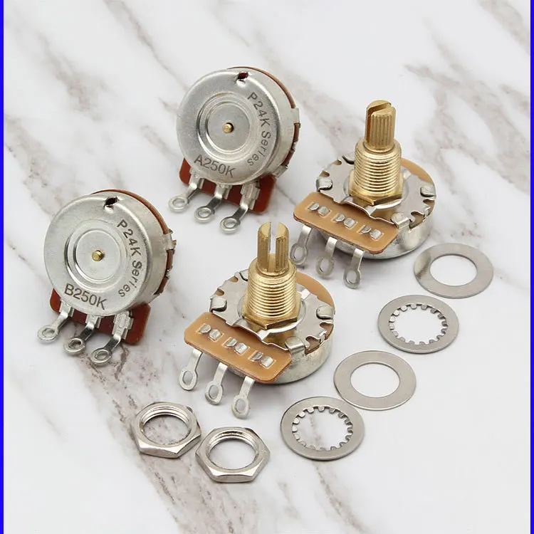 Electric guitar piercing potentiometer Electric guitar tone volume bass knob tuning