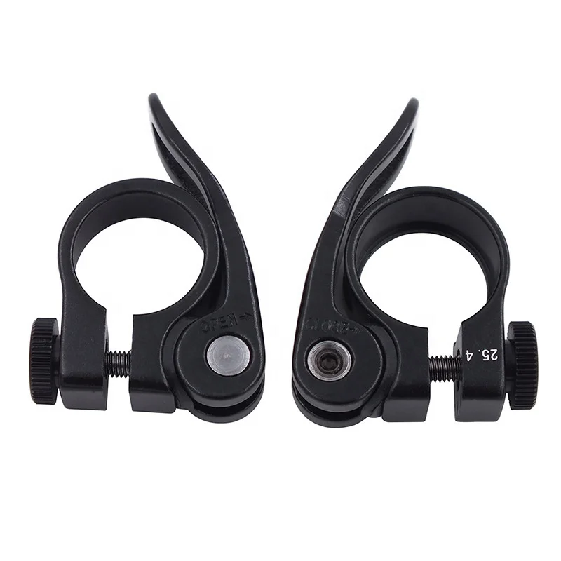 25.4mm Seat Clamp Bicycle Quick Release Aluminium Alloy Mountain MTB BMX Fixed Gear Road Bike Seatpost Clip Lock Clamps