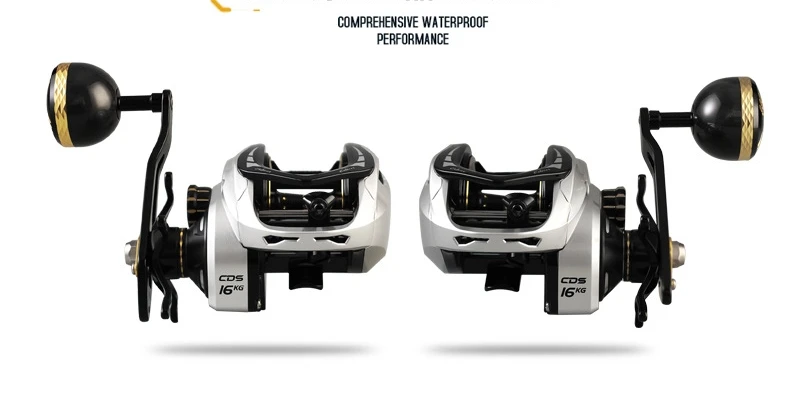 CASTSOON Magnetic Brake Fishing Baitcasting 6.3:1 Bearing Large Line Capacity Lightweight Left Right Hand Bait Casting Reel