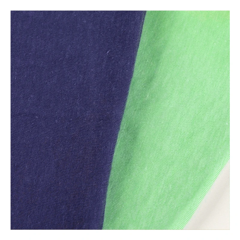 62019-Eco-friendly 30%Hemp 70%Organic Cotton Single Jersey Fabric , Factory Wholesale Knitted Jersey Fabric for Sale