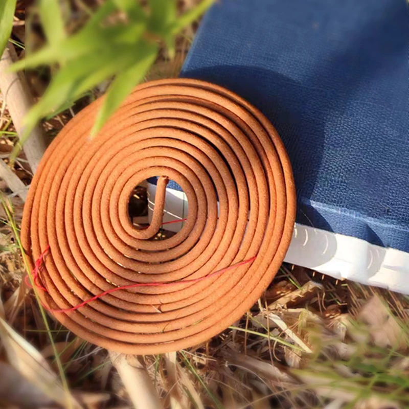 24 hours  sandalwood incense coil natural indoor health incense for Buddhist