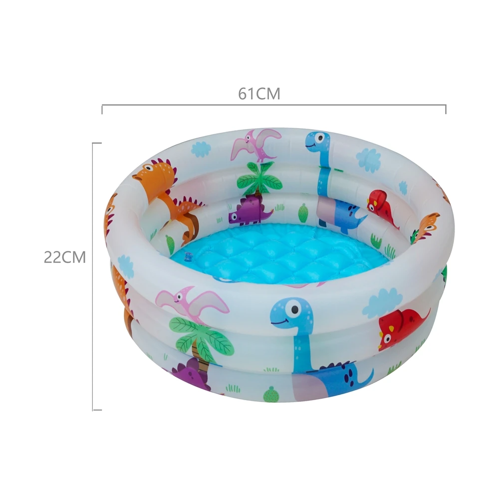 Round Swim Paddling Pool Accessory Inflatable Outdoor Kiddie Pool for Toddler Kid