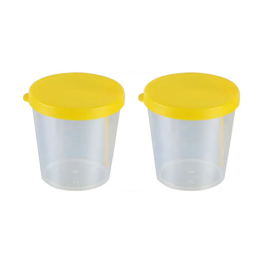 10ml 20ml 30ml Disposable Plastic Urine Specimen Collection Cups with Lid