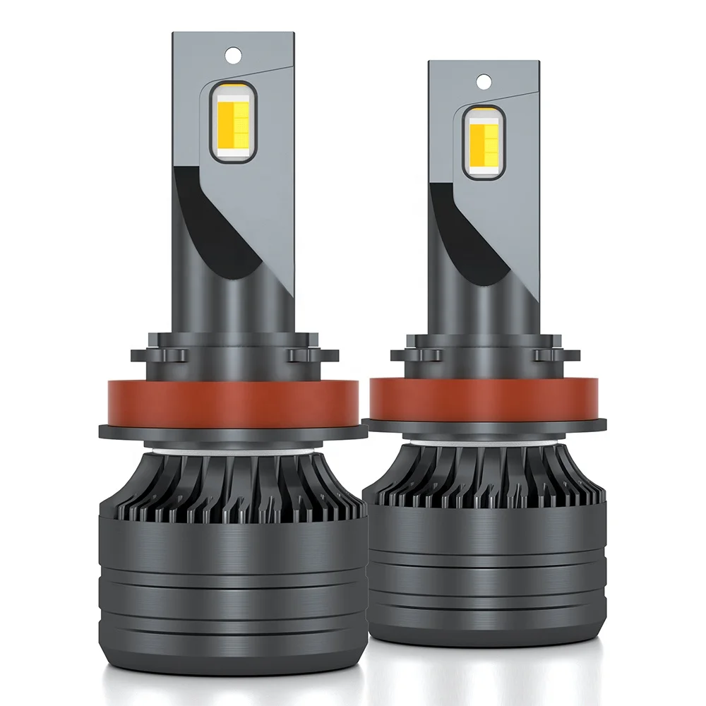 RUTENSE High power universal led lights bulb 4300k 3000k 6000k car gold yellow driving led headlight bulbs auto lighting system
