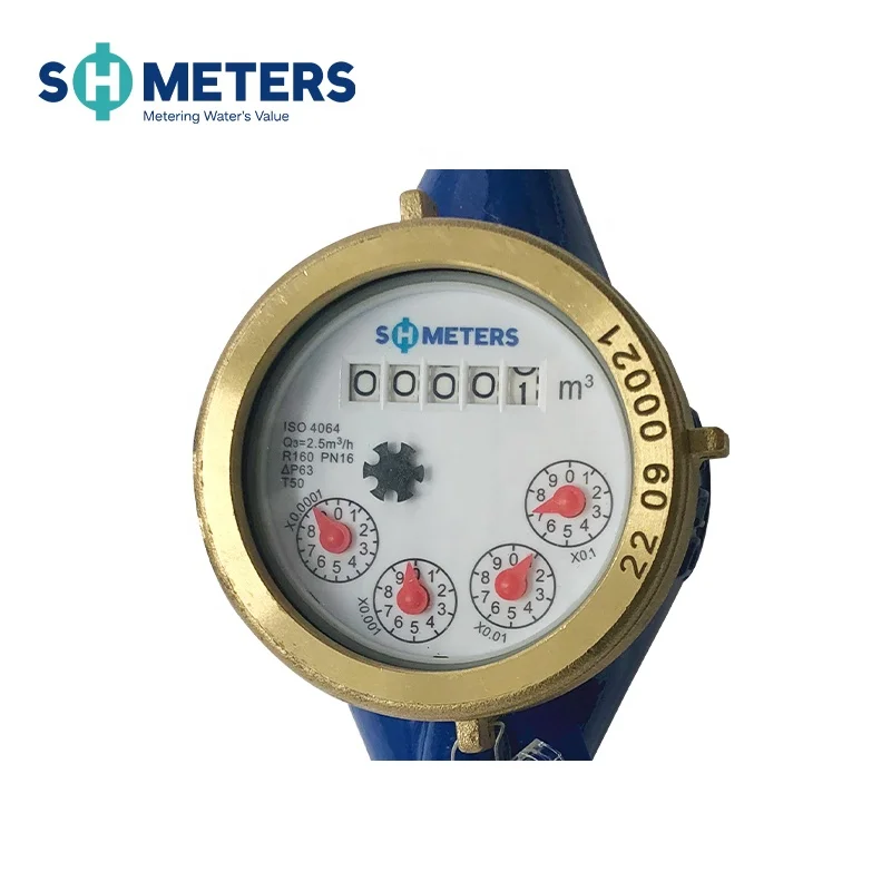 DN15-DN50 multi jet cast iron multi jet water meter China manufacturer