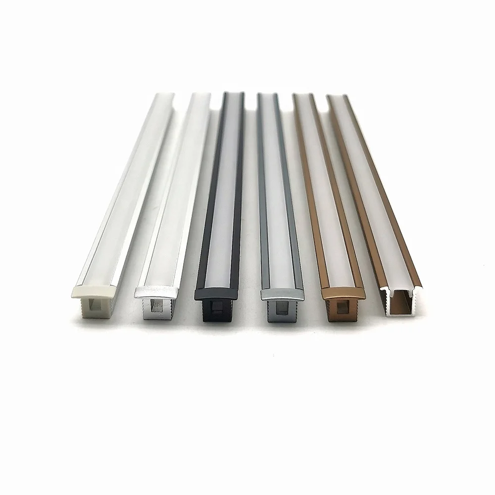 Factory Supply 1009 Aluminium LED Profile Light Recessed Mounted LED Strip Night Lights Wall Lamp for Home Decoration Indoor 80