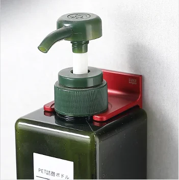 Shower Gel Bottle Rack Self Adhesive Wall Mount Liquid Soap Shower Holder for bathroom home household hotel kitchen