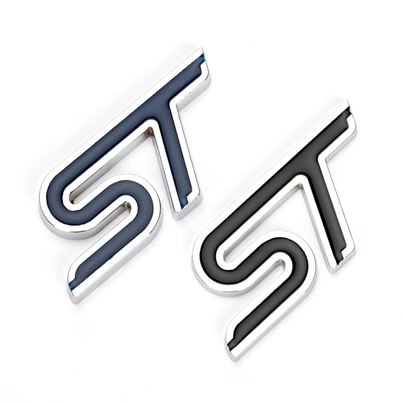 Silver Rim Electroplating Matte Relief Wholesale Letter Type Sticker Custom Car Badge