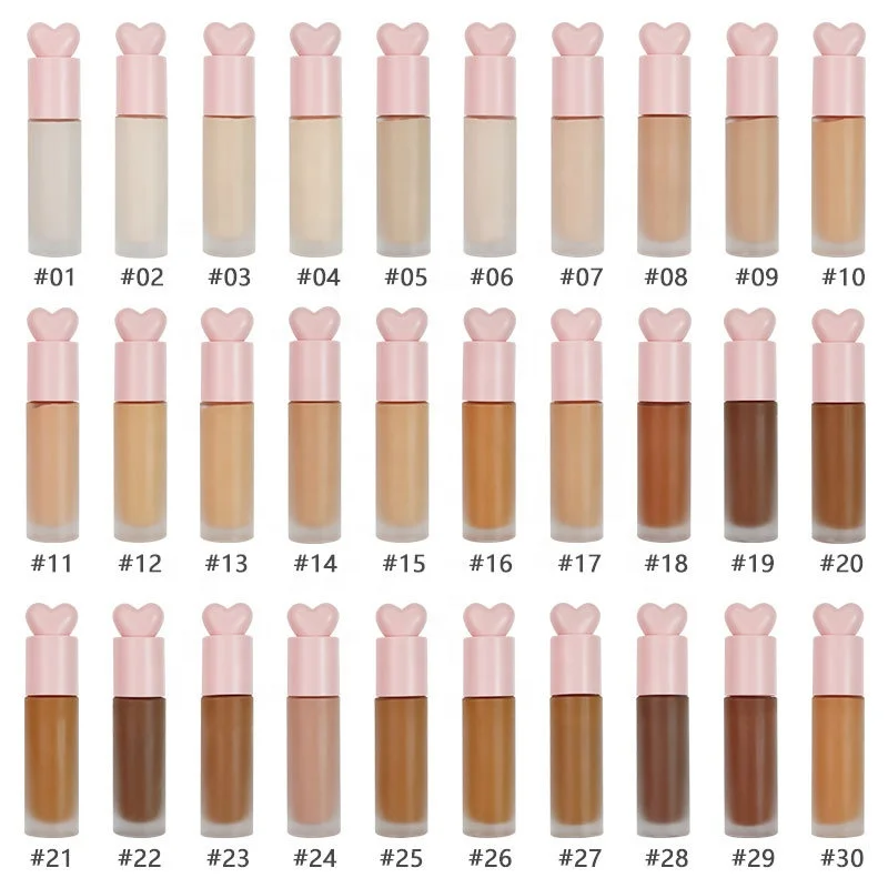 Private Label Custom Logo Cosmetic Foundation Makeup Foundation Liquid Makeup Liquid Foundation