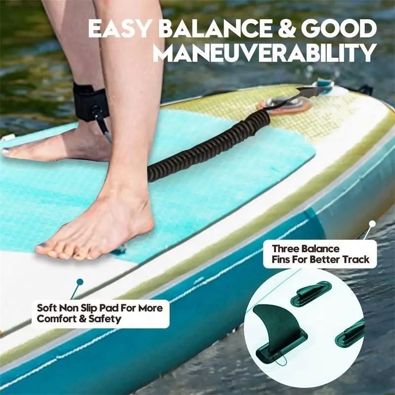 Oversize Paddle Board Skiff Air Sup Fin Screw Composite Stand Up Pvc Full Carbon Fiber For Rower Gear Inflatable 11.5 Mango Wood