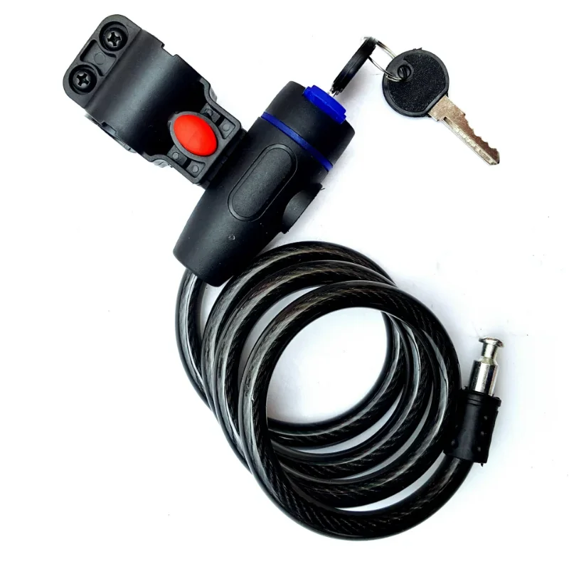 Mountain Bike Chain Lock Steel Cable Lock Steel Wire Anti-theft Bicycle Lock