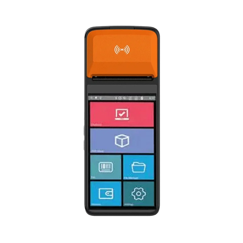 Умная портативная машина мобильный pos сканер QR-кода Android сенсорный экран POS-терминал с принтером